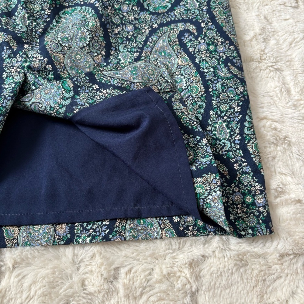 J. Crew Women's Size 2 Multicolor Paisley Printed Pencil Skirt - Picture 7 of 7